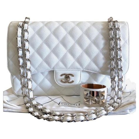 white chanel flap bag|chanel classic white flap bag.